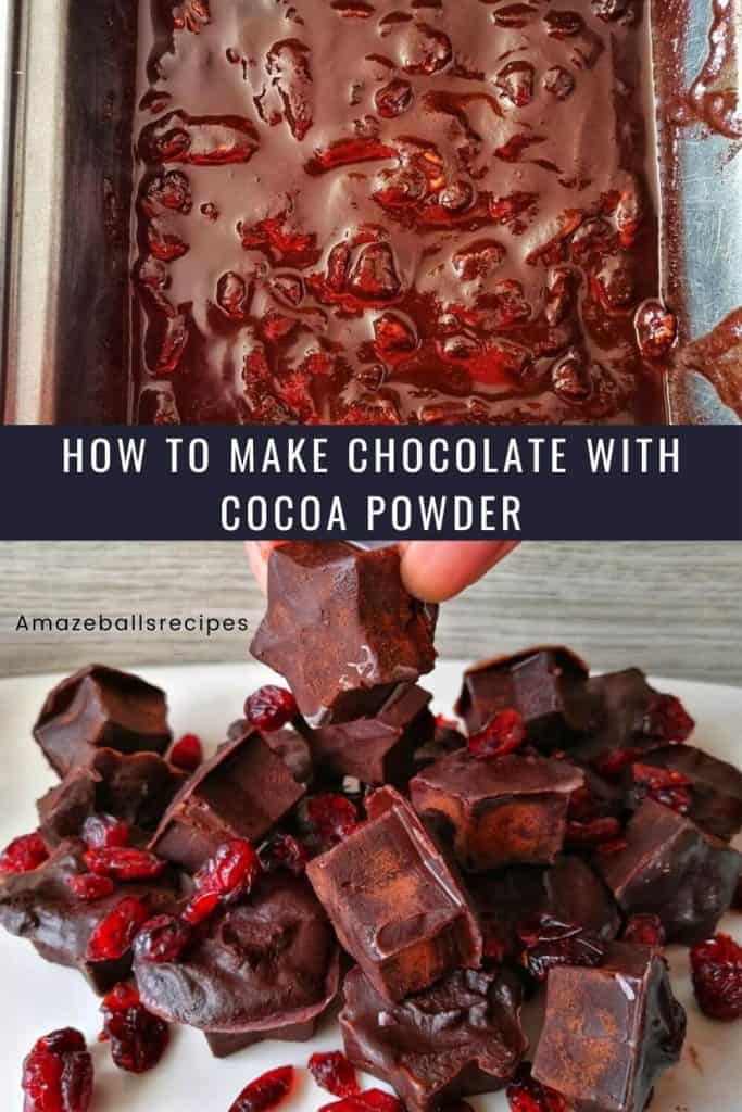 how to make chocolate with cocoa powder 