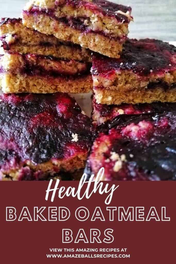 baked oatmeal bars healthy