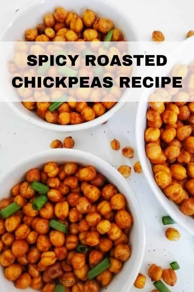 Spicy roasted chickpeas recipe