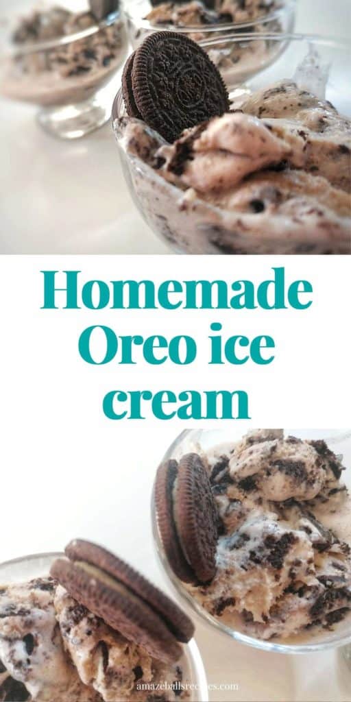 Homemade Oreo ice cream easy
