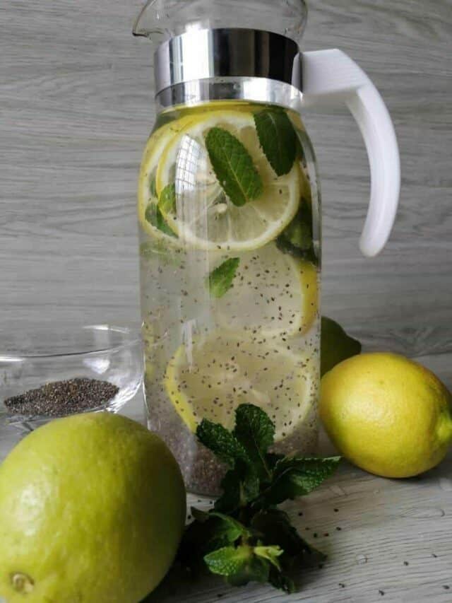 Lemon water with chia seeds weight loss